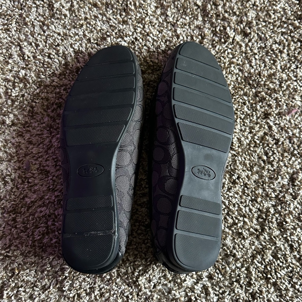 Coach Olive Outline Signature C Monogram Loafers - BLACK SMOKE - Picture 2 of 6